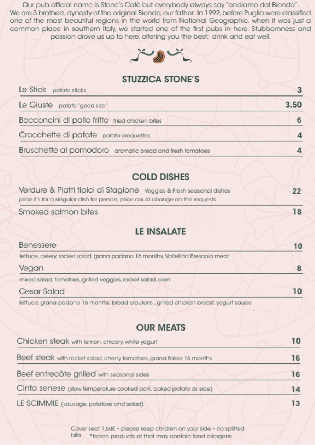 Pagina 2 del menu